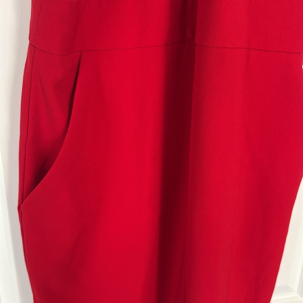 Size 14 Red Halter Jumpsuit - Picture 7 of 12